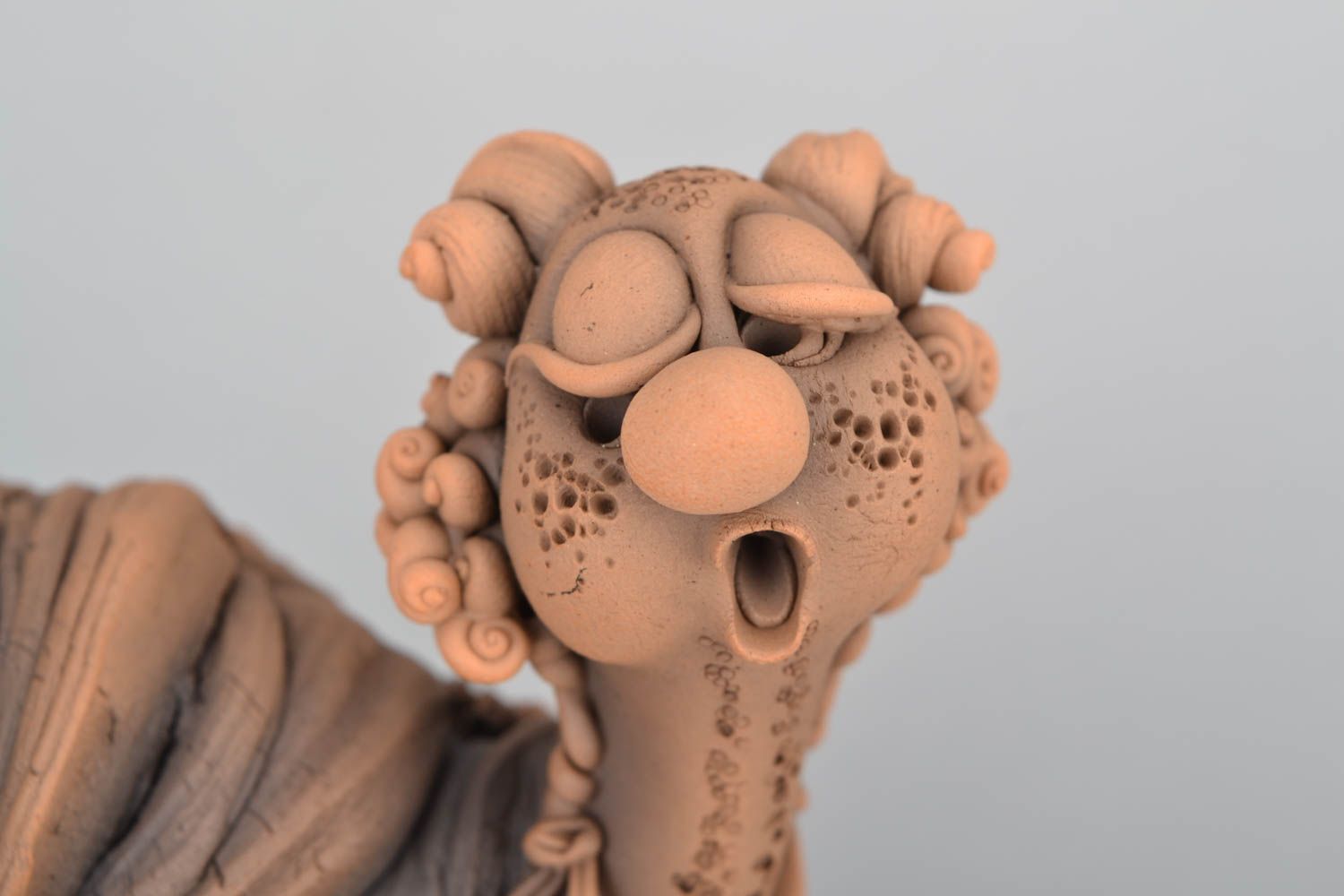Handmade ceramic figurine Snail photo 5