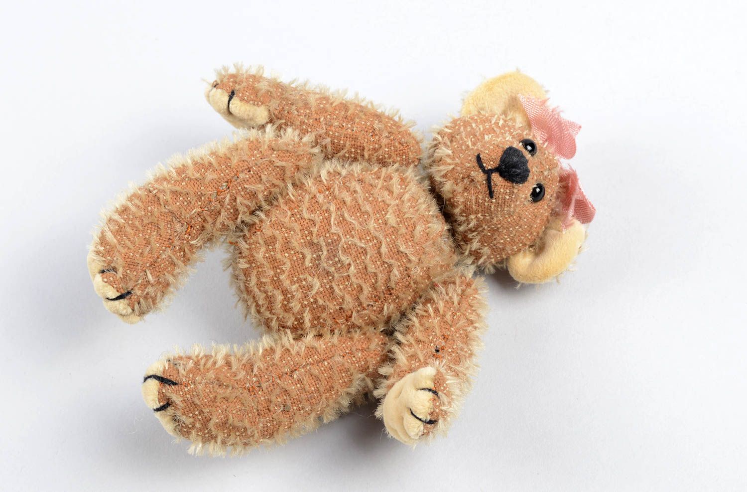 Handmade stylish soft toy unusual textile toy beautiful interior decor photo 4