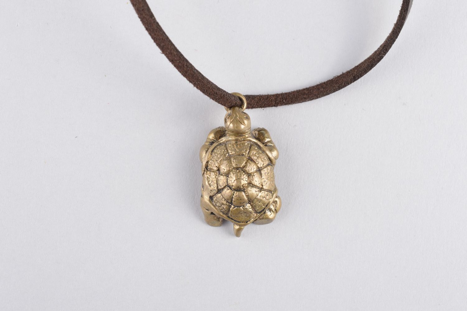 Украшение ручной работы украшение из бронзы кулон на шею женский кулон черепаха фото 5