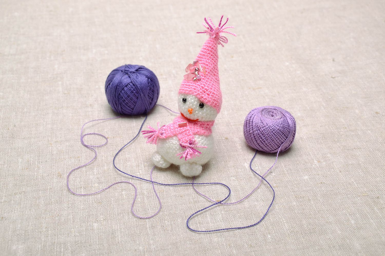 Knitted handmade toy photo 5