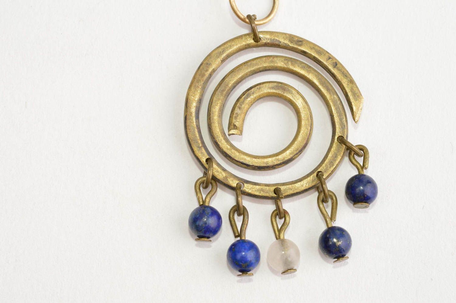 Handmade jewelry copper jewelry female pendant neck accessory gift ideas photo 4