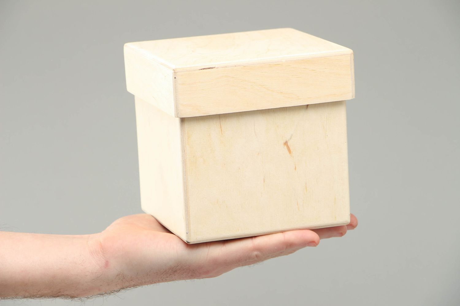 Boîte en bois faite main pour créativité photo 4