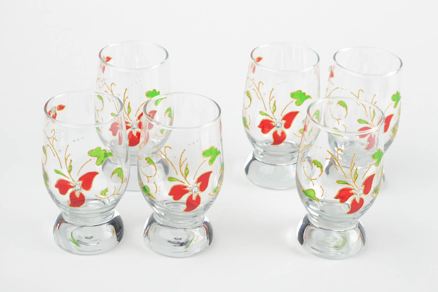 Copas de vino hechos a mano de cristal utensilios de cocina regalo original foto 3