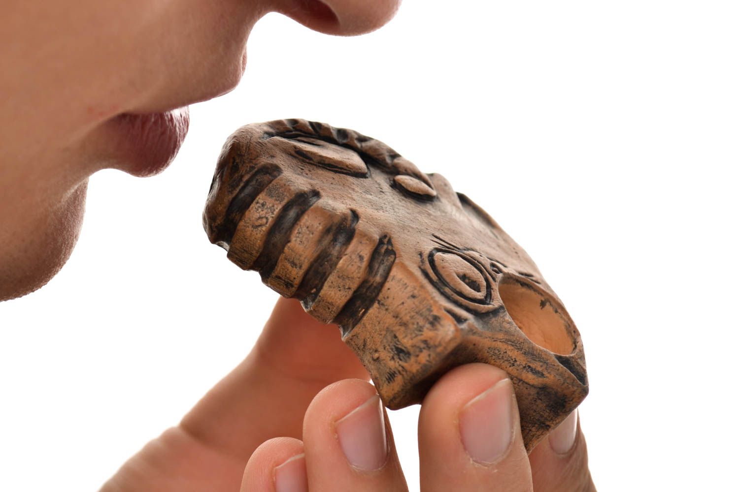 Keramik Handarbeit kleine Tabakpfeife Geschenk für Männer Rauch Zubehör  foto 1