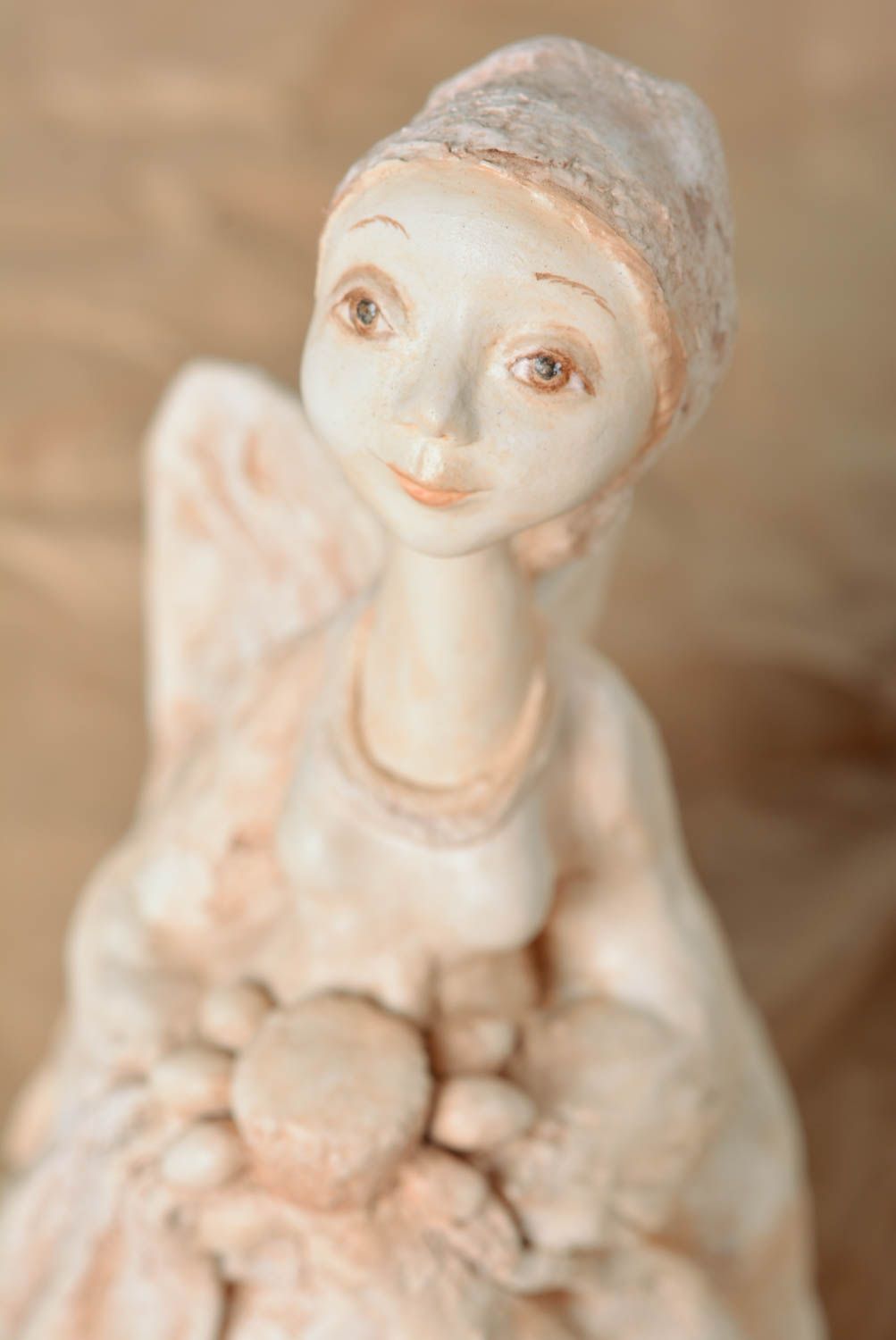Statuette femme d'argile autodurcissante faite main jouet décoratif pour maison photo 2