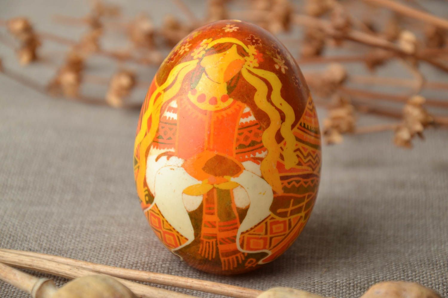 Huevo de Pascua hecho a mano foto 1