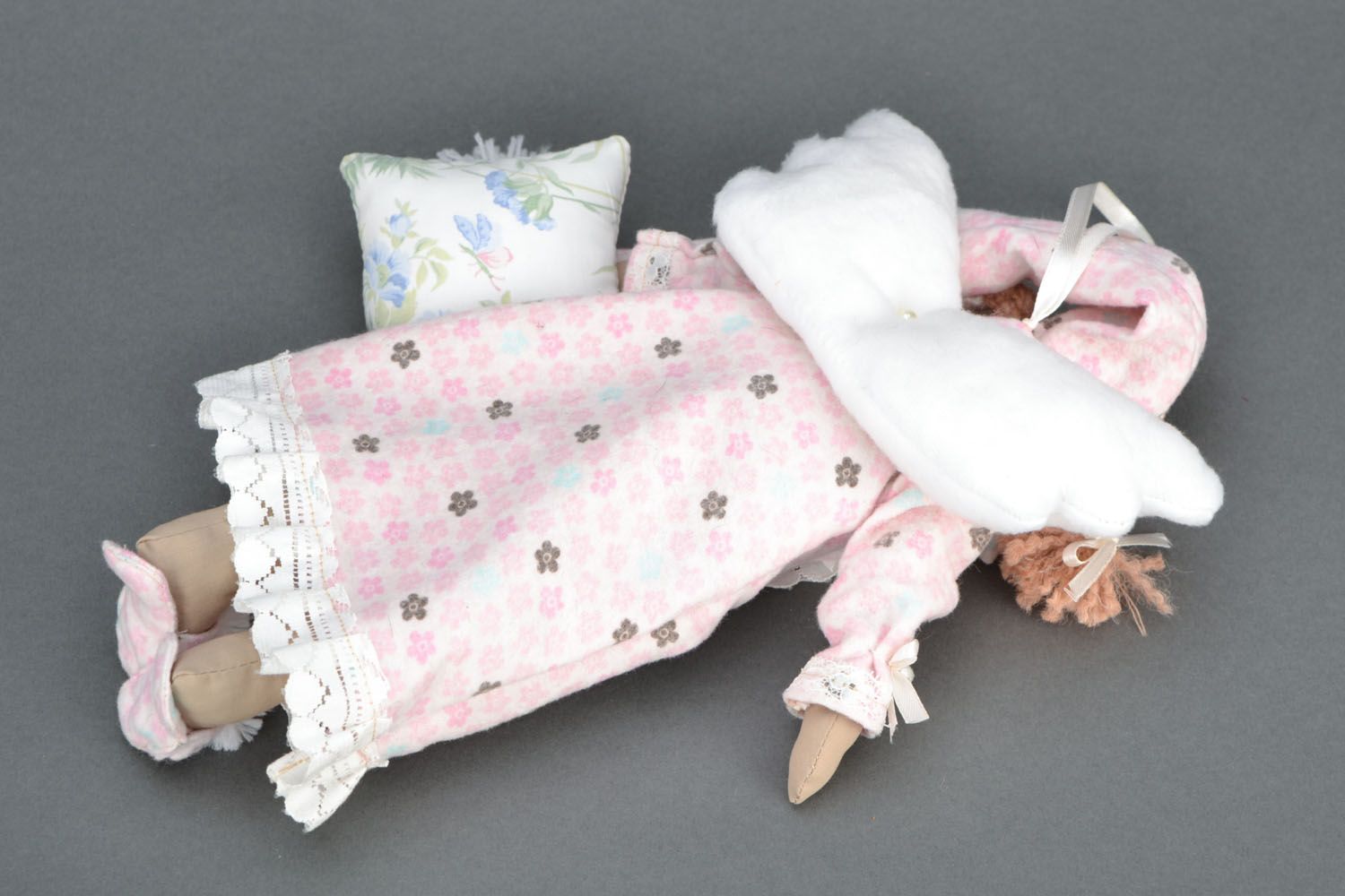 Künstlerische Puppe Engel Hüterin des Schlafs foto 5