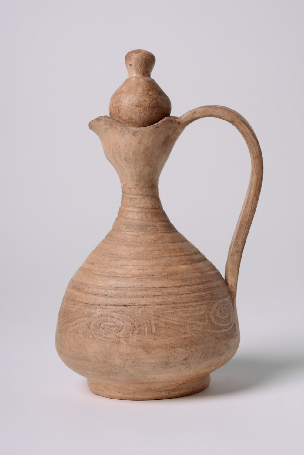 Brocca in ceramica fatta a mano contenitore per vino utensili da cucina 300 ml
 foto 1