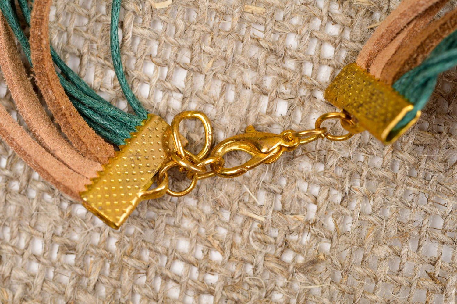 Браслет из замши искусственной handmade модный браслет летний красивый браслет фото 4