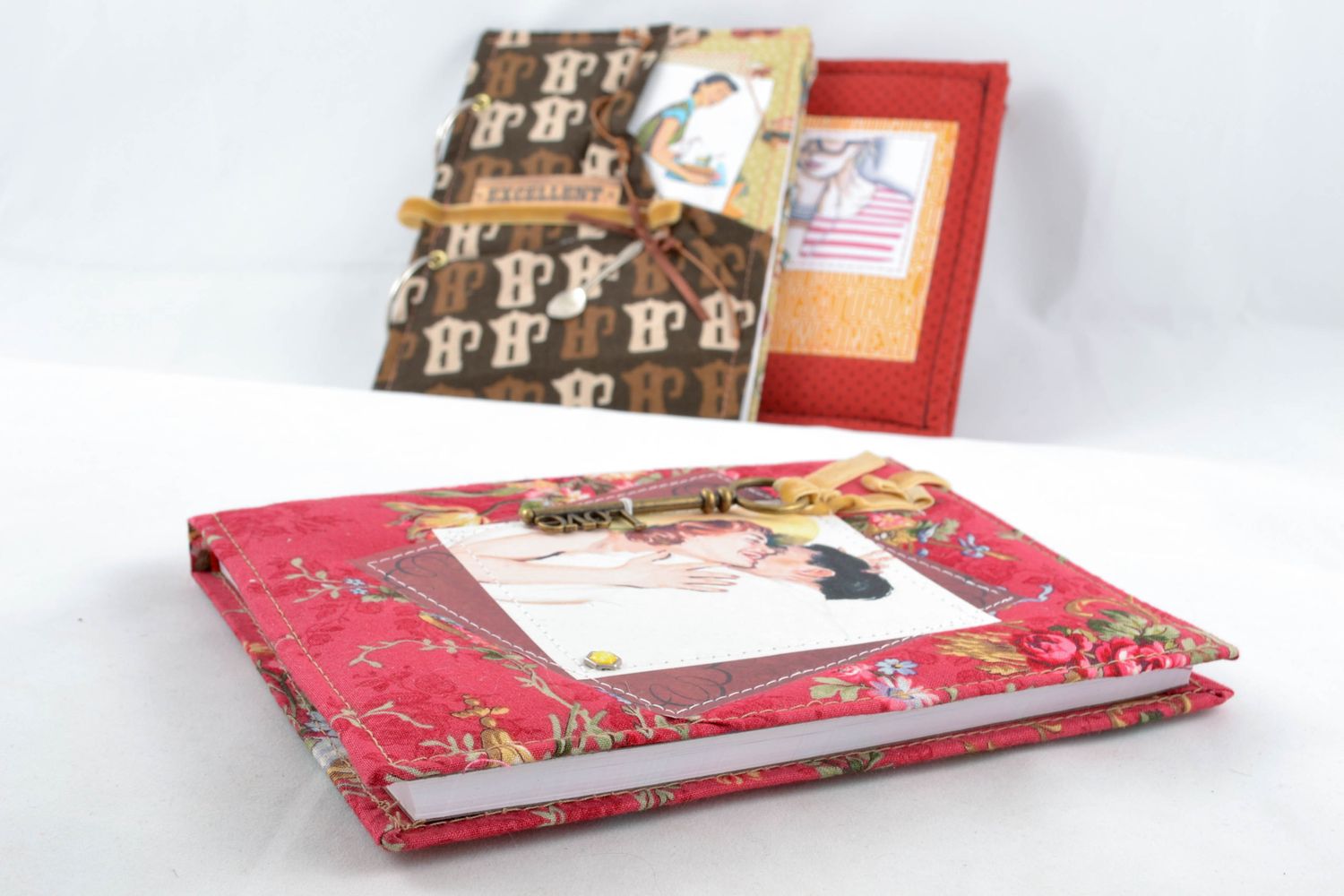 Unusual beautiful notebook with soft cover photo 3
