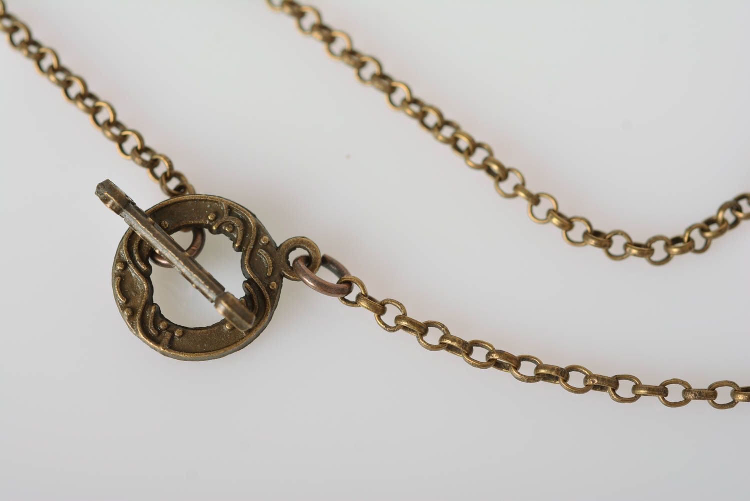Anhänger aus Ton handgemachte Halskette für Frauen Halsketten Anhänger schön foto 4