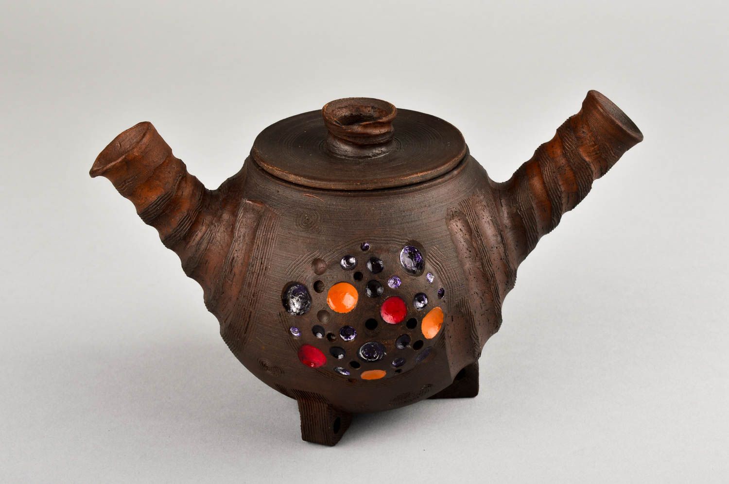 Taza de cerámica y tetera artesanales vajillas modernas accesorios de cocina  foto 3