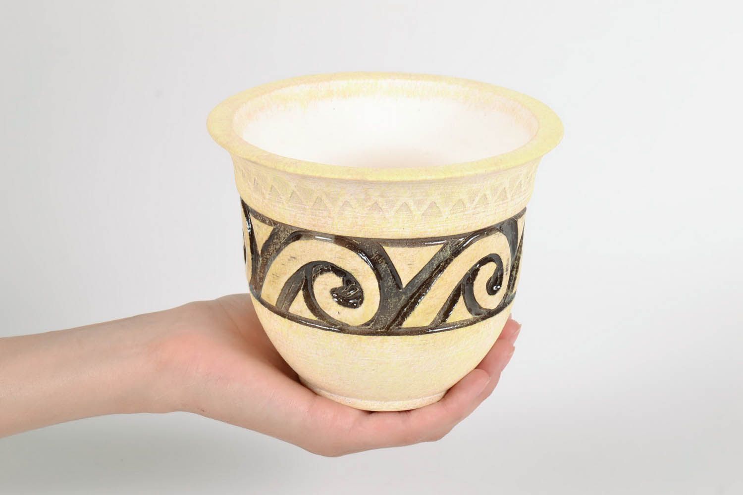 Keramik-Blumentopf foto 5
