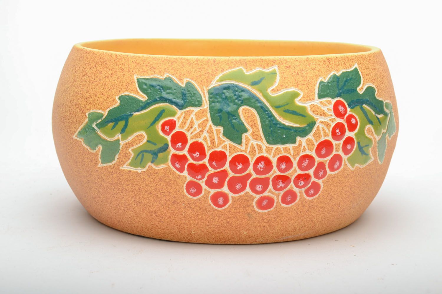 Ceramic bowl with painting photo 3