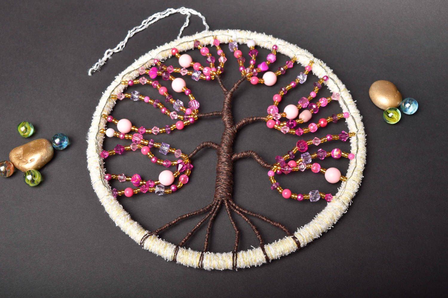 Handmade talisman gift ideas unusual dreamcatcher decorative use only photo 1