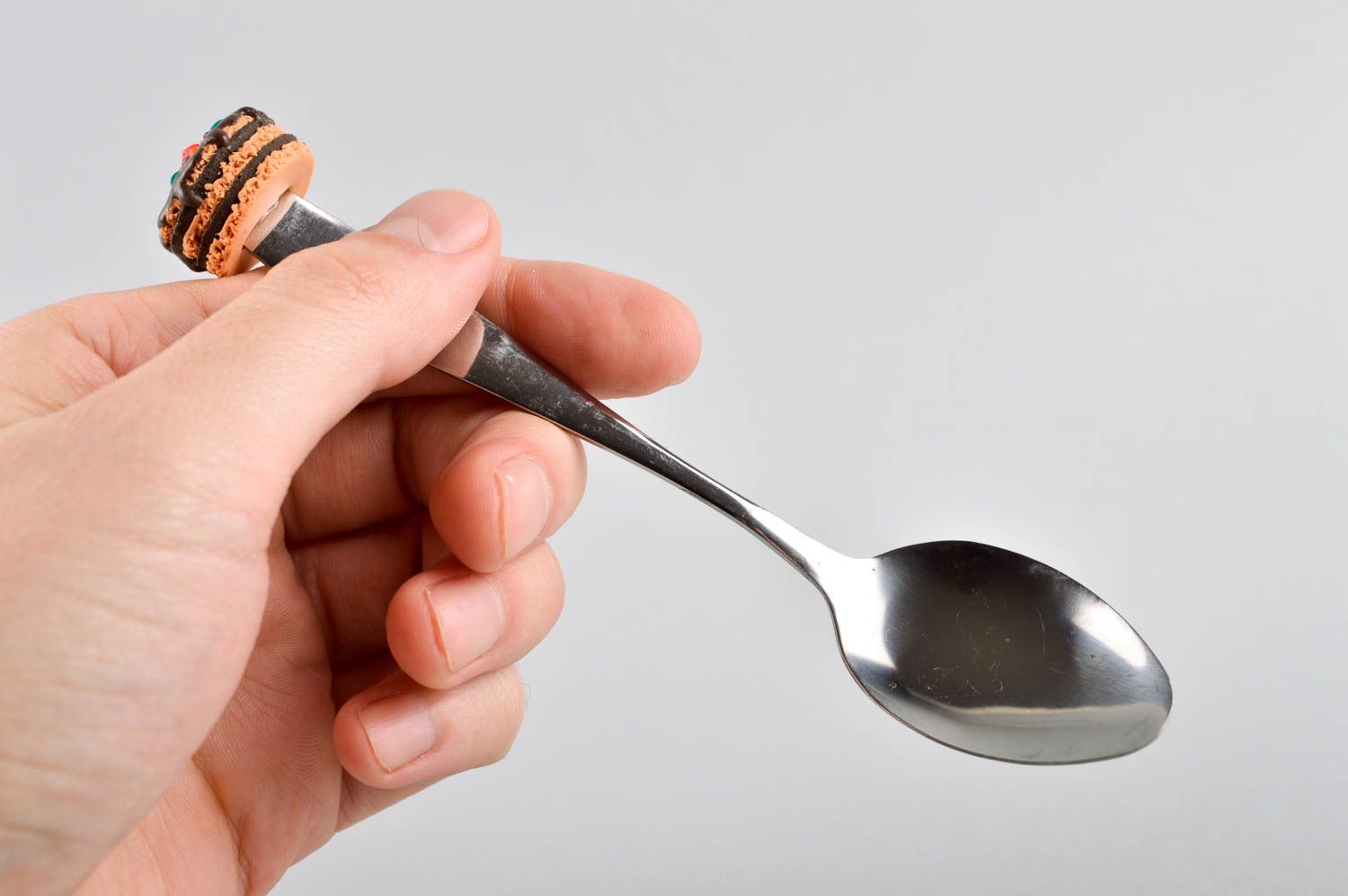 Handmade designer teaspoon unusual kitchen utensil metal stylish teaspoon photo 5