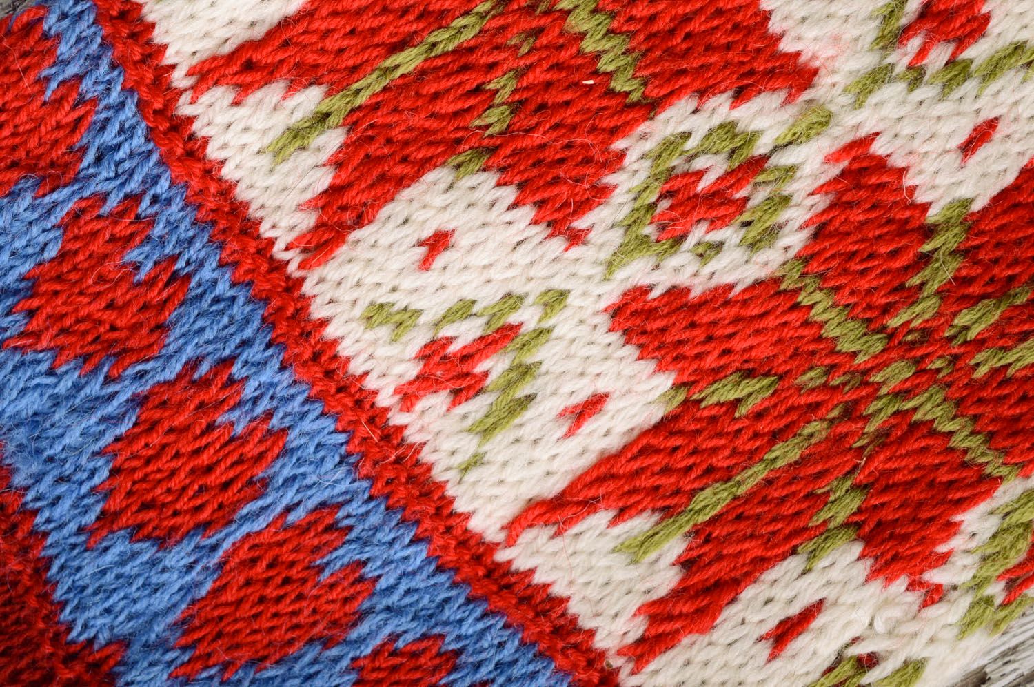 Decorative crochet sock photo 2