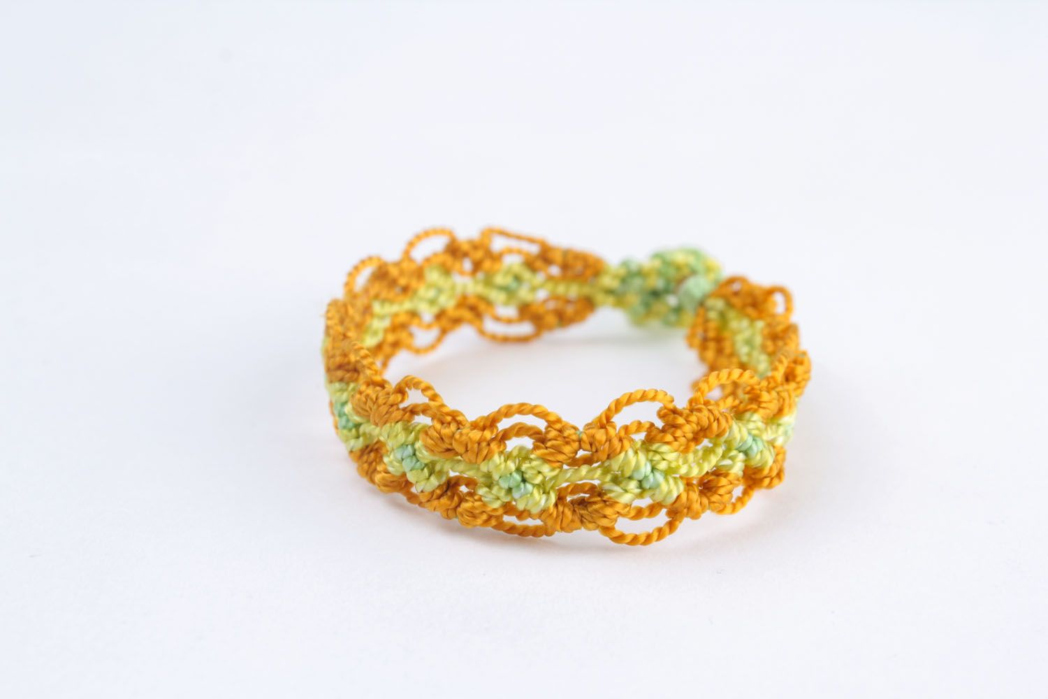 Thin macrame bracelet  photo 4