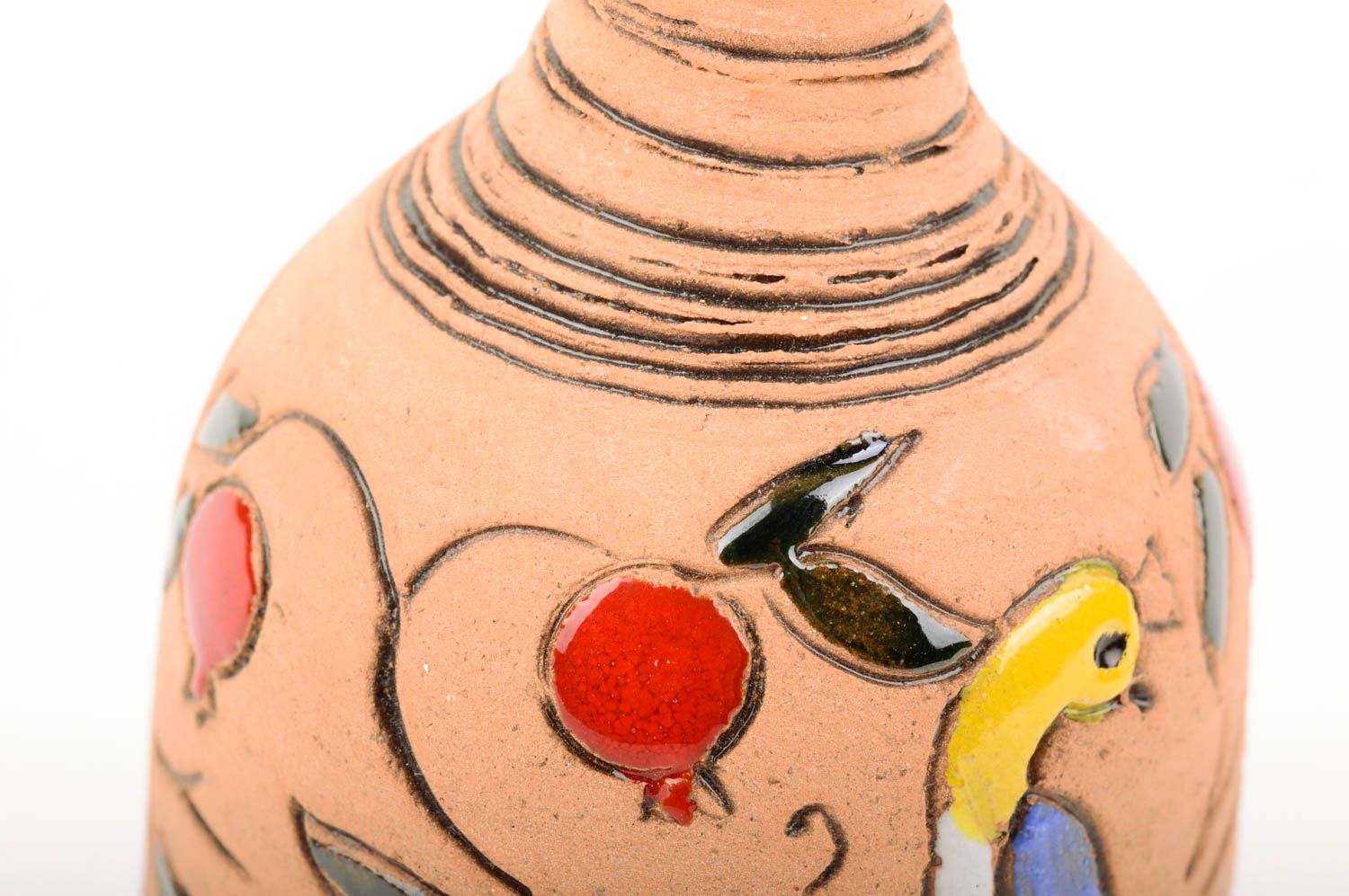 Handgemachte Keramik Deko Anhänger Wand Dekor originelle Geschenke Glöckchen foto 5