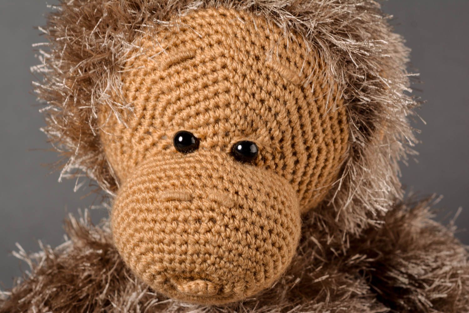 Handgefertigt Kuscheltier Affe Designer Spielzeug Geschenkidee für Kinder foto 3