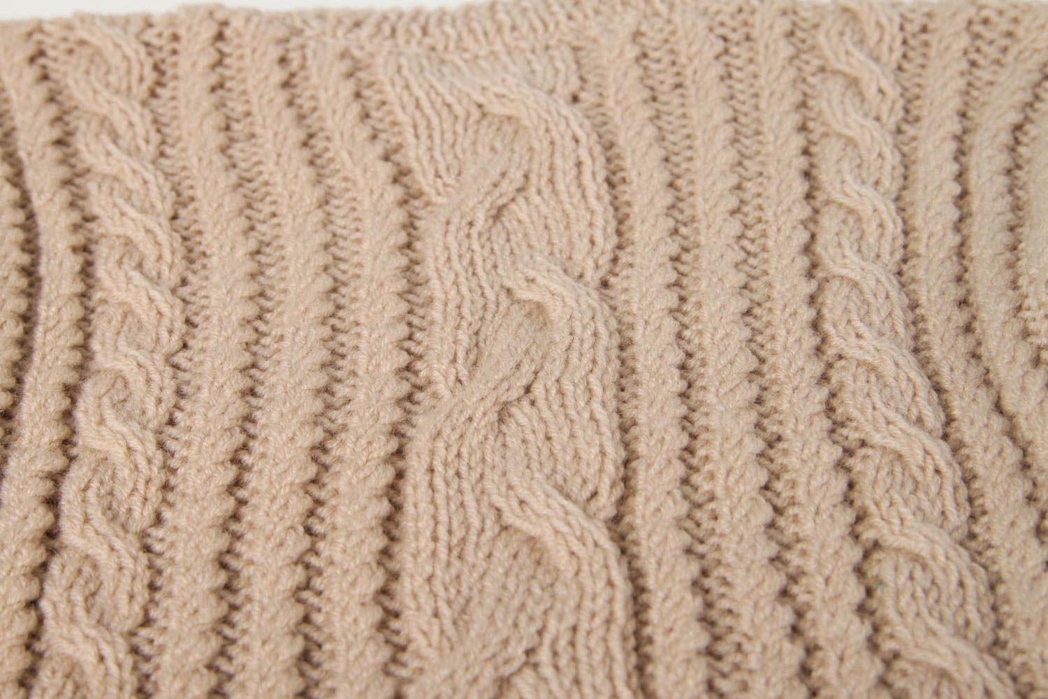 Детская одежда ручной работы джемпер спицами вязаный свитер серый теплый фото 4