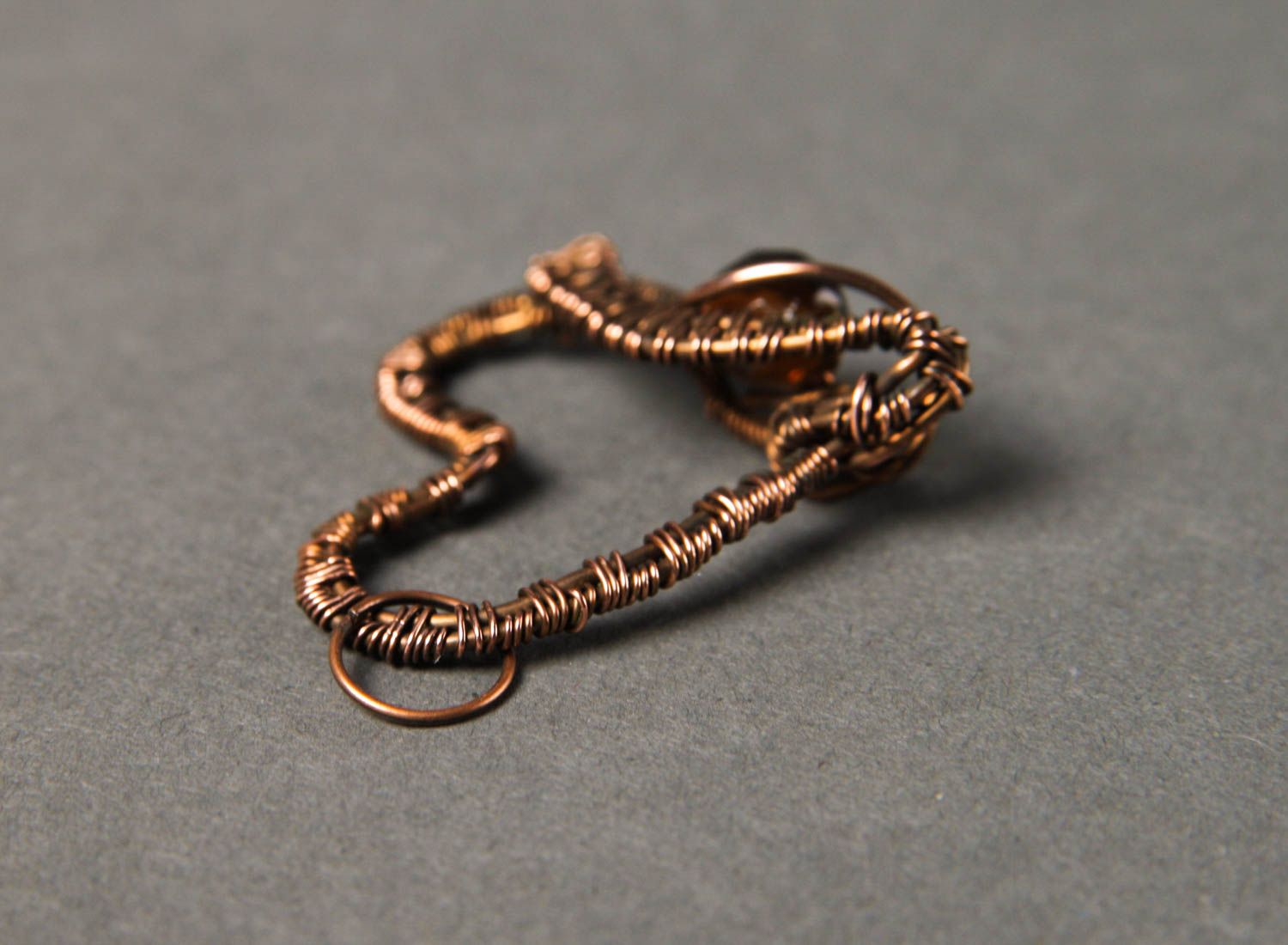 Beautiful handmade copper pendant wire wrap ideas fashion accessories for girls photo 5