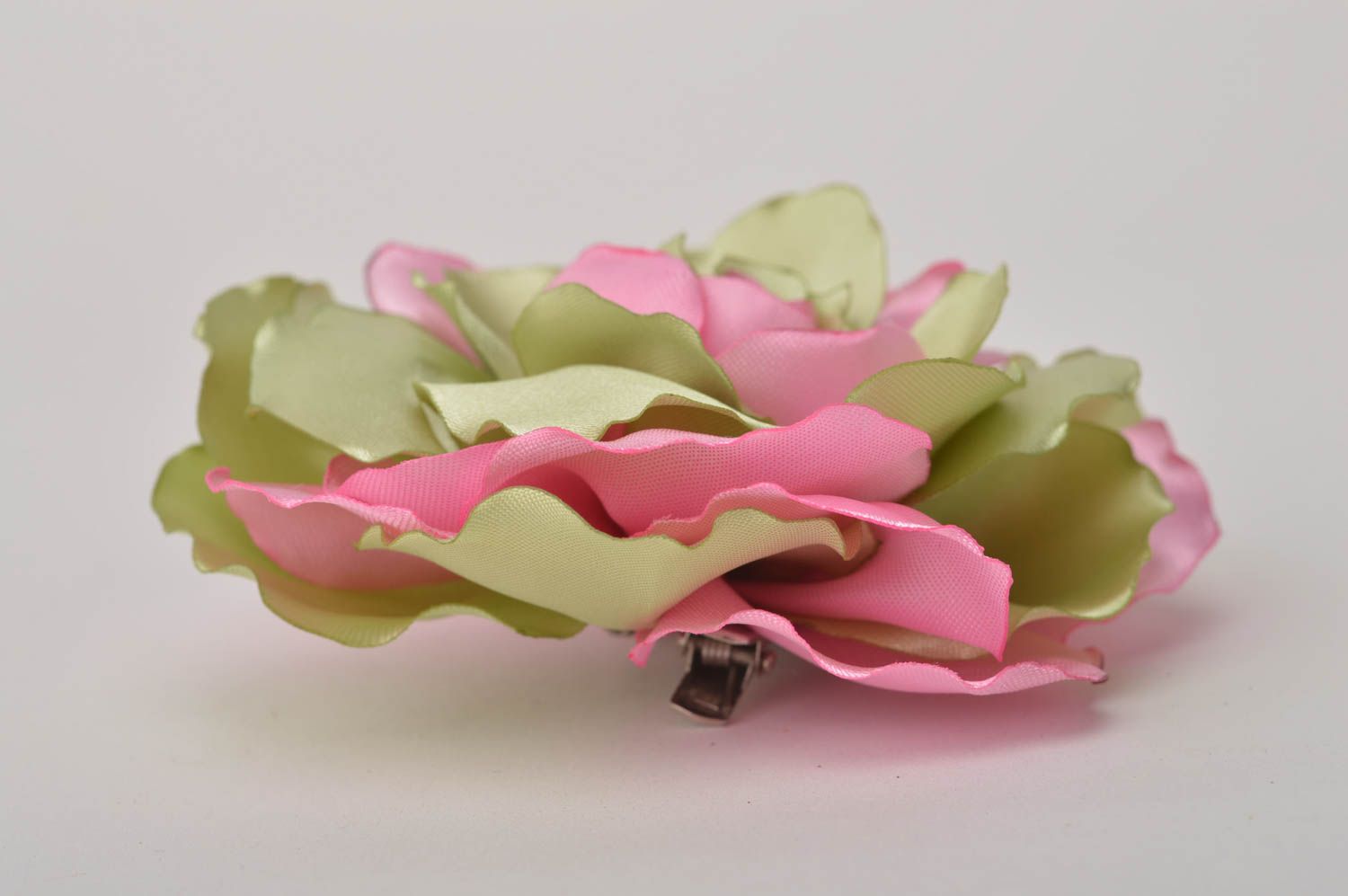 Handmade hair clip brooch stylish jewelry transformer unusual flower accessory photo 4