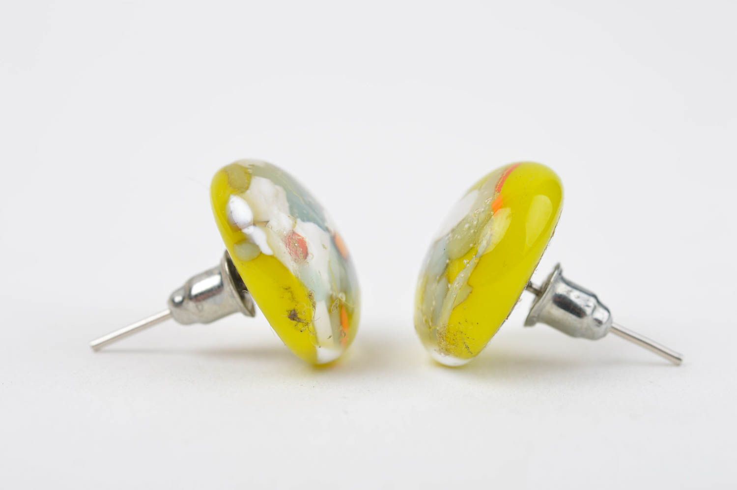Stylish handmade glass earrings glass fusing cool jewelry designs gift ideas photo 3