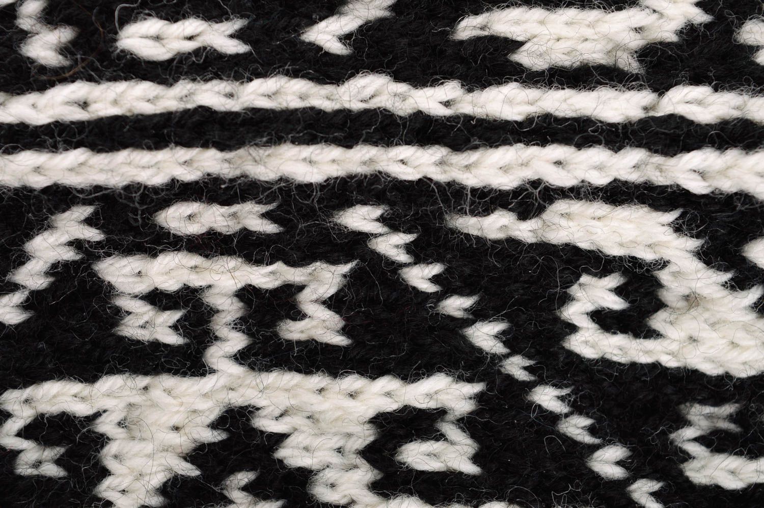 Носки ручной работы шерстяные носки черно-белые женские носки оригинальные фото 3