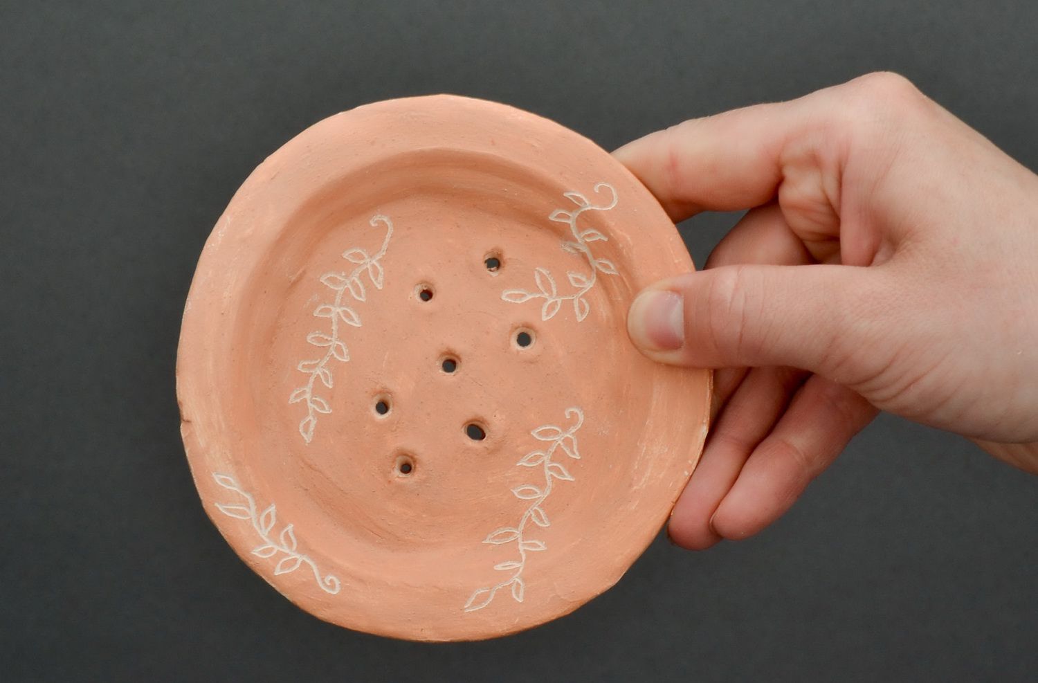 Portasapone in ceramica fatto a mano accessori per bagno saponiera originale foto 4