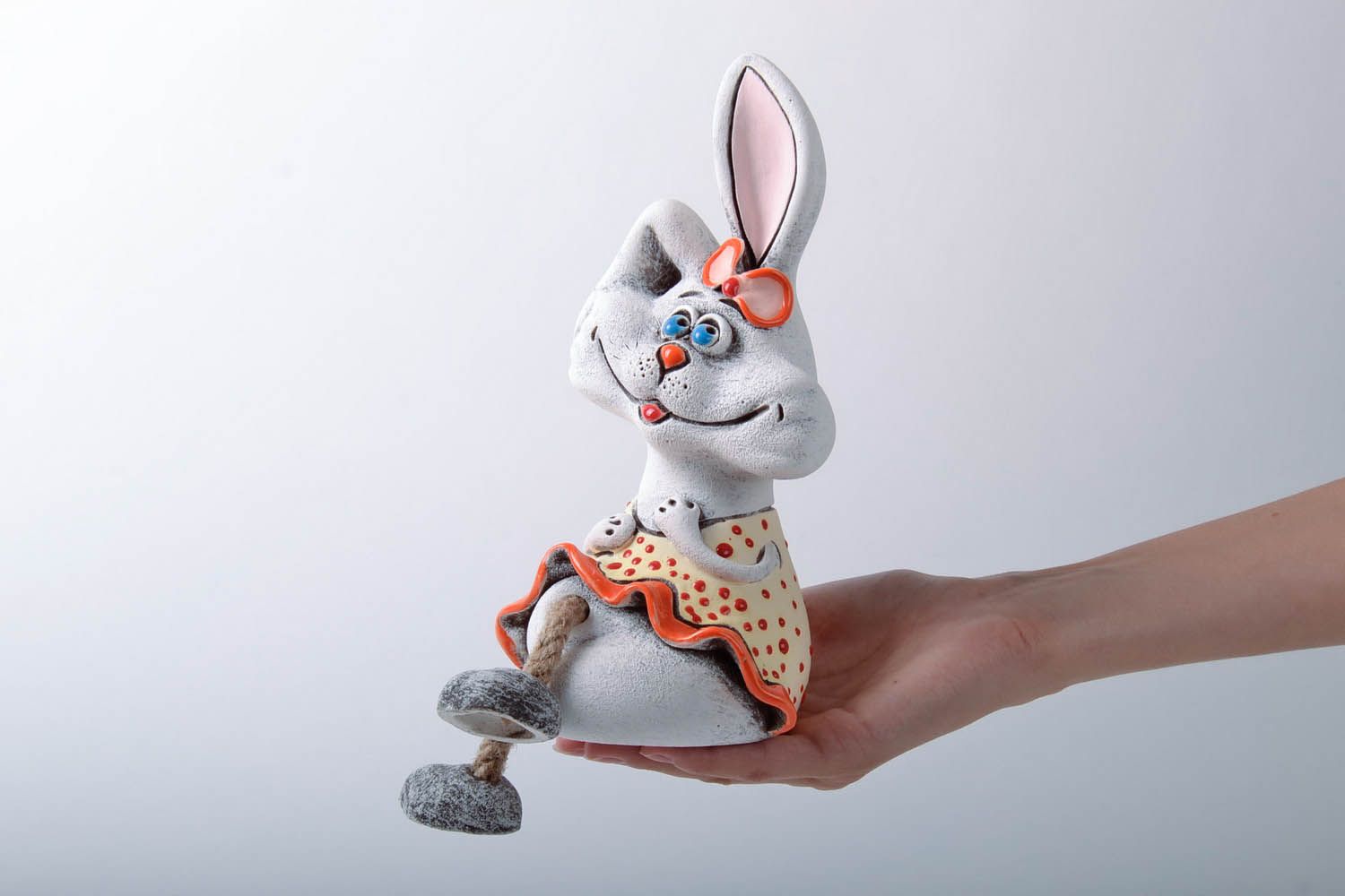Keramik Spardose Miss Bunny foto 5