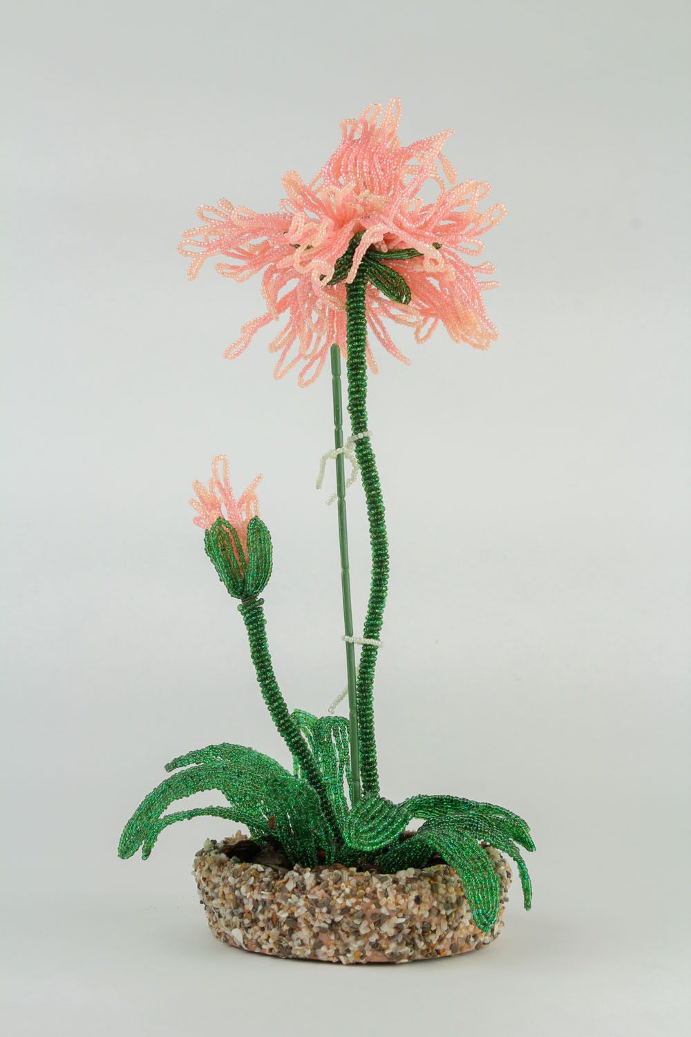Цветок из бисера Японский ирис  фото 3