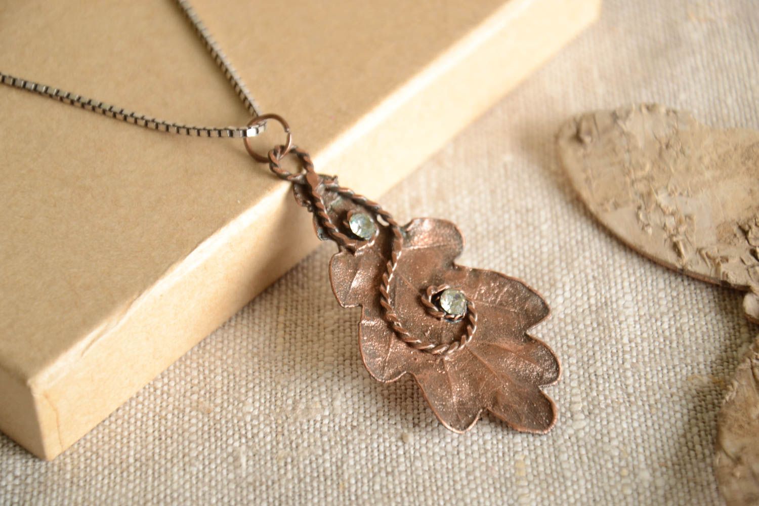 Stylish handmade copper pendant metal jewelry designs fashion trends photo 1