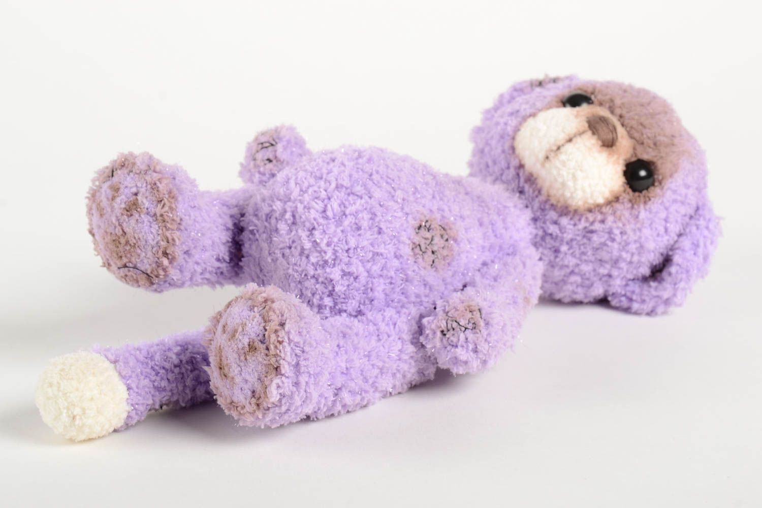 Designer soft toy handmade crocheted stuffed toys hand-crocheted dolls photo 3