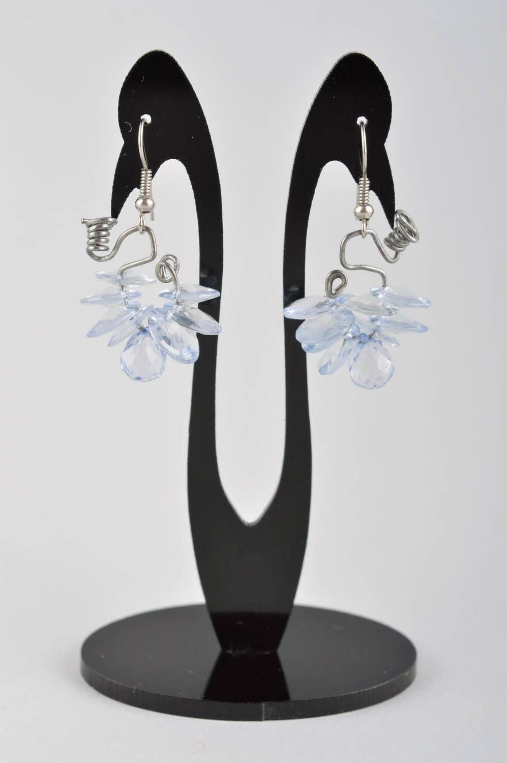 Zarte handgemachte Ohrringe stilvoller Juwelier Modeschmuck Geschenk Ideen foto 2
