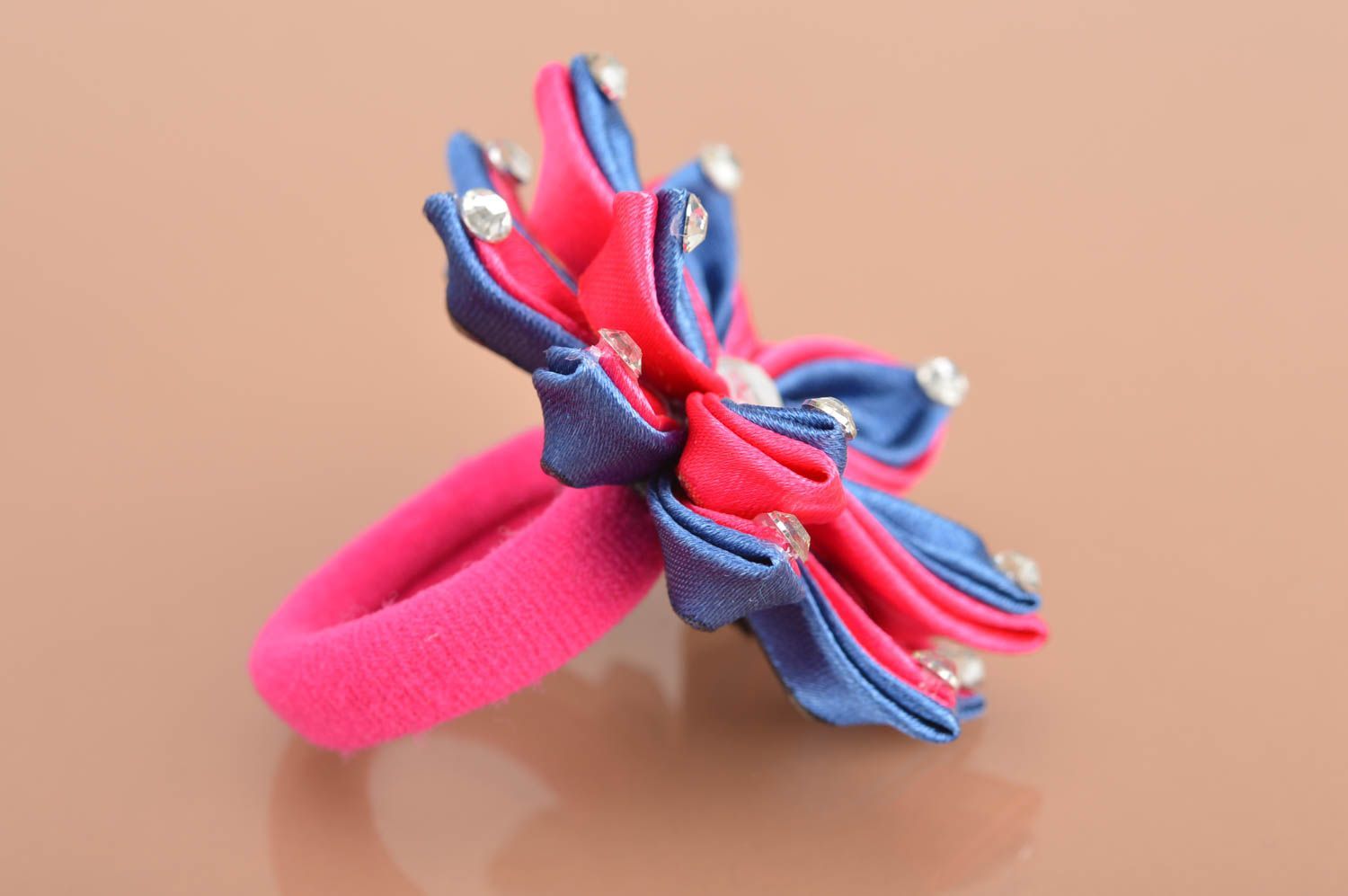 Handmade scrunchy designer scrunchy for girls set of 2 items unusual accessory photo 1