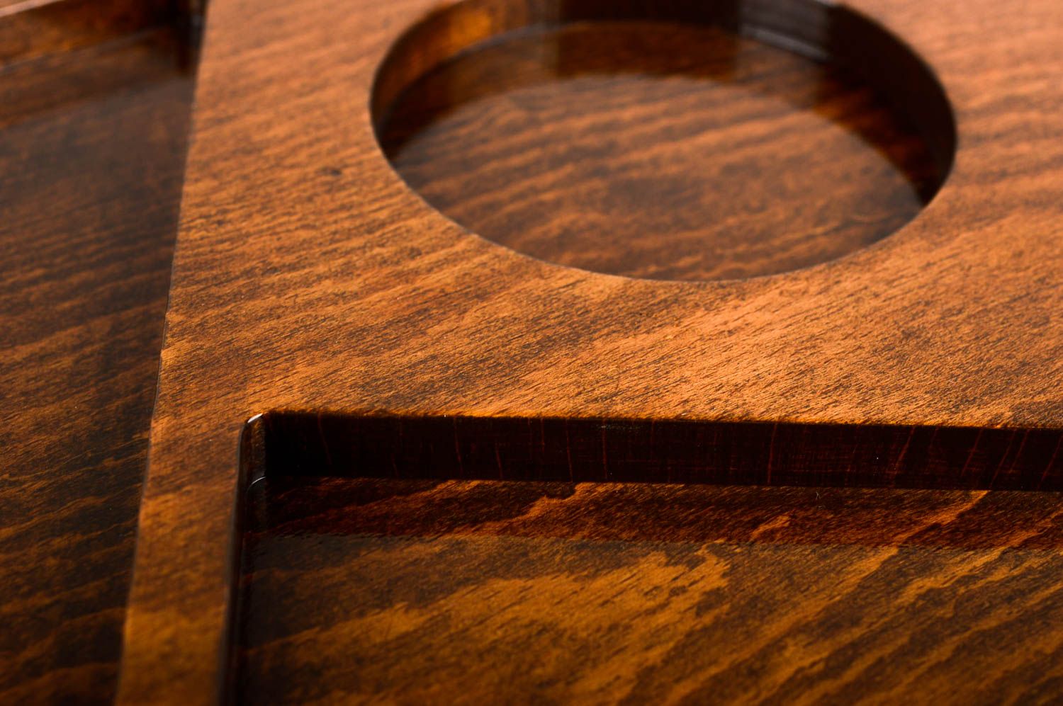 Tablett aus Holz handgefertigt Küche Geschirr originell Geschenk für Frauen foto 5
