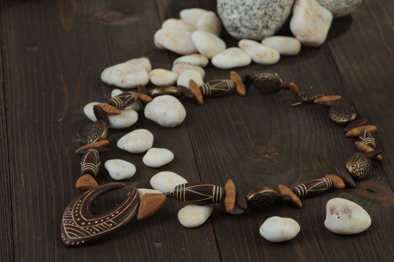 Clay Bead Necklaces (5 Styles) – Made it New Zealand