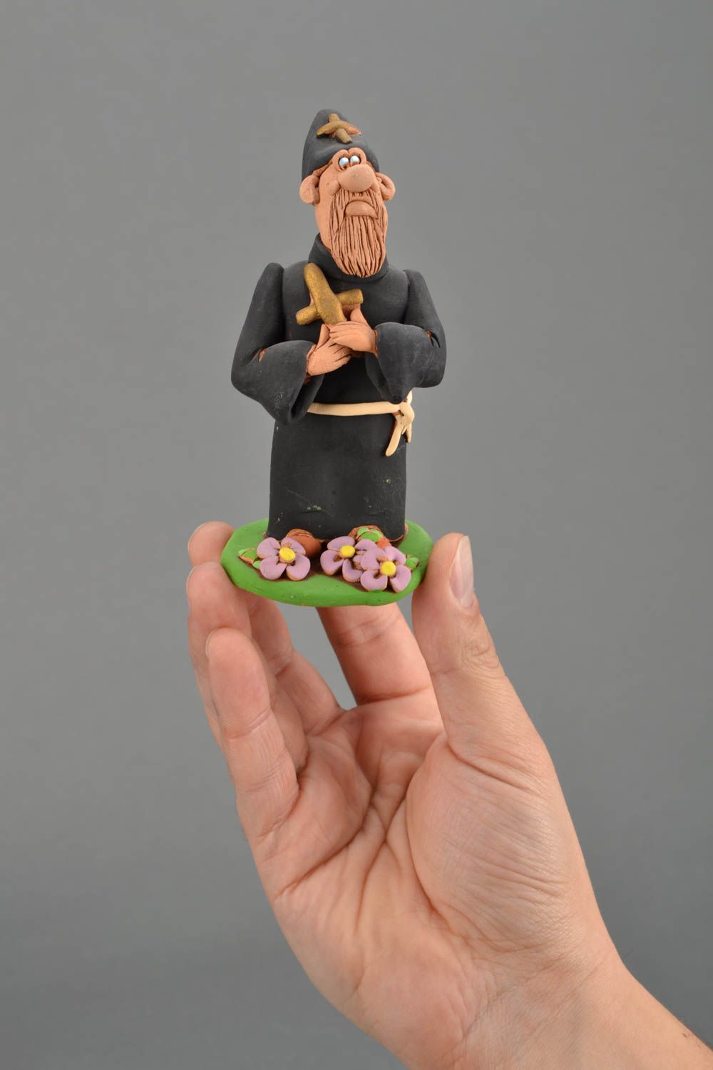 Ceramic figurine Priest photo 2