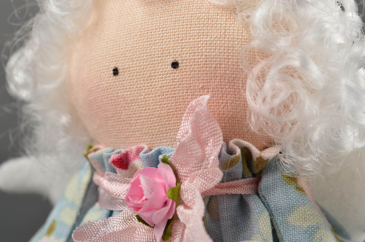 Bambola fatta a mano pupazzo di peluche giocattolo simpatico da bambini foto 4