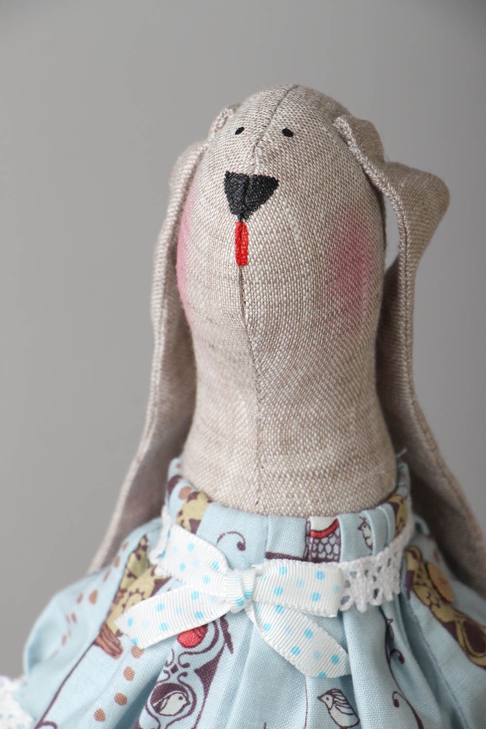 Cotton and linen toy Bunny photo 2