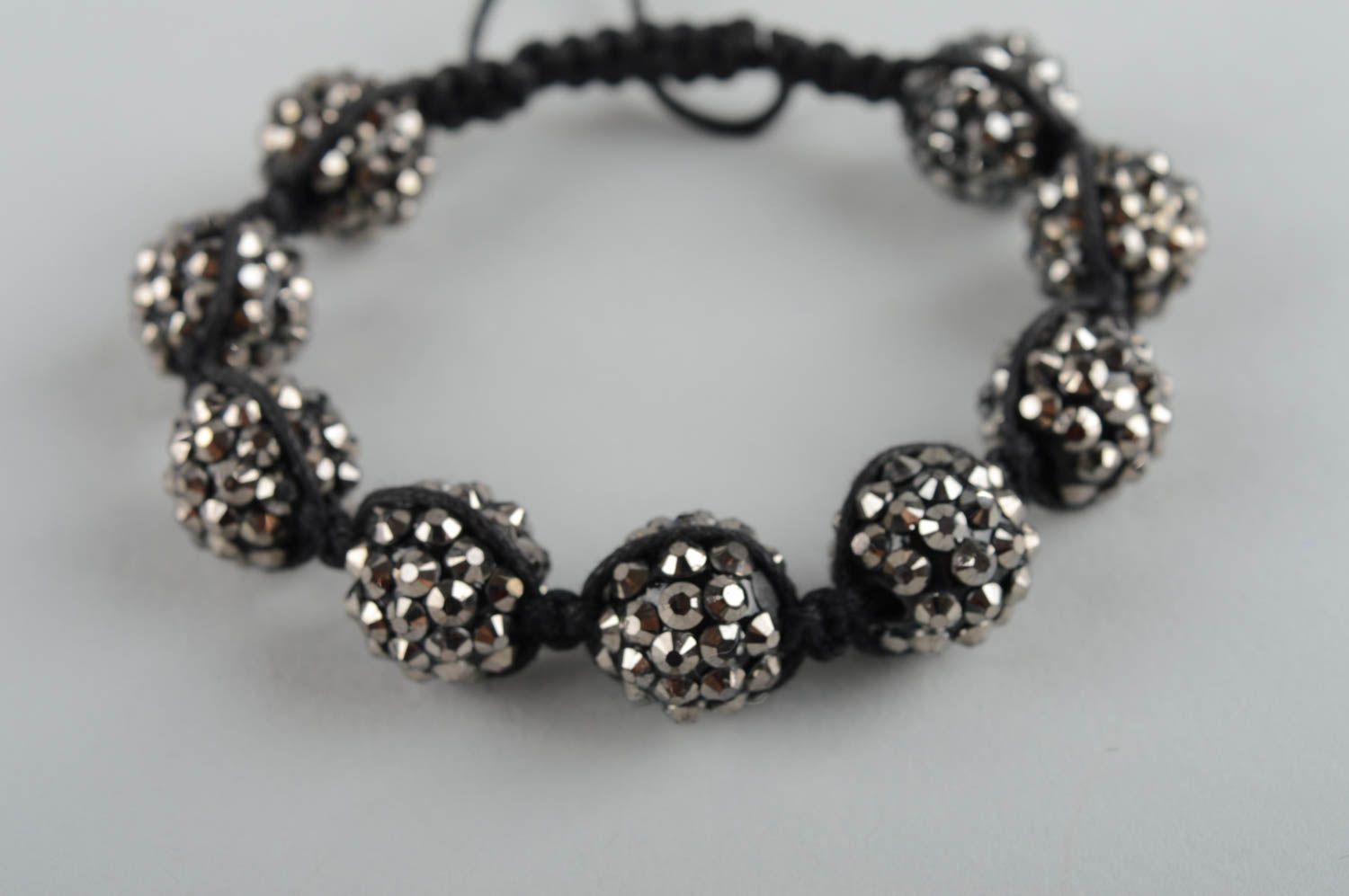 Cord bracelet handmade bracelet beaded jewelry designer accessories gift ideas photo 4