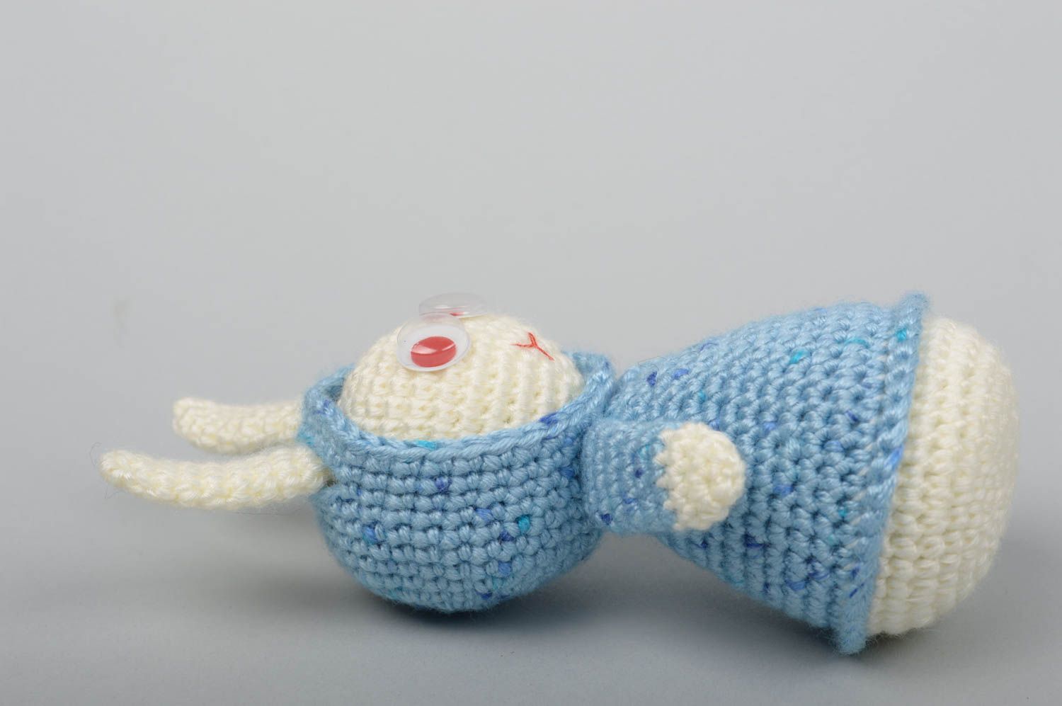 Beautiful handmade crochet toy stuffed toy hare interior decorating gift ideas photo 4