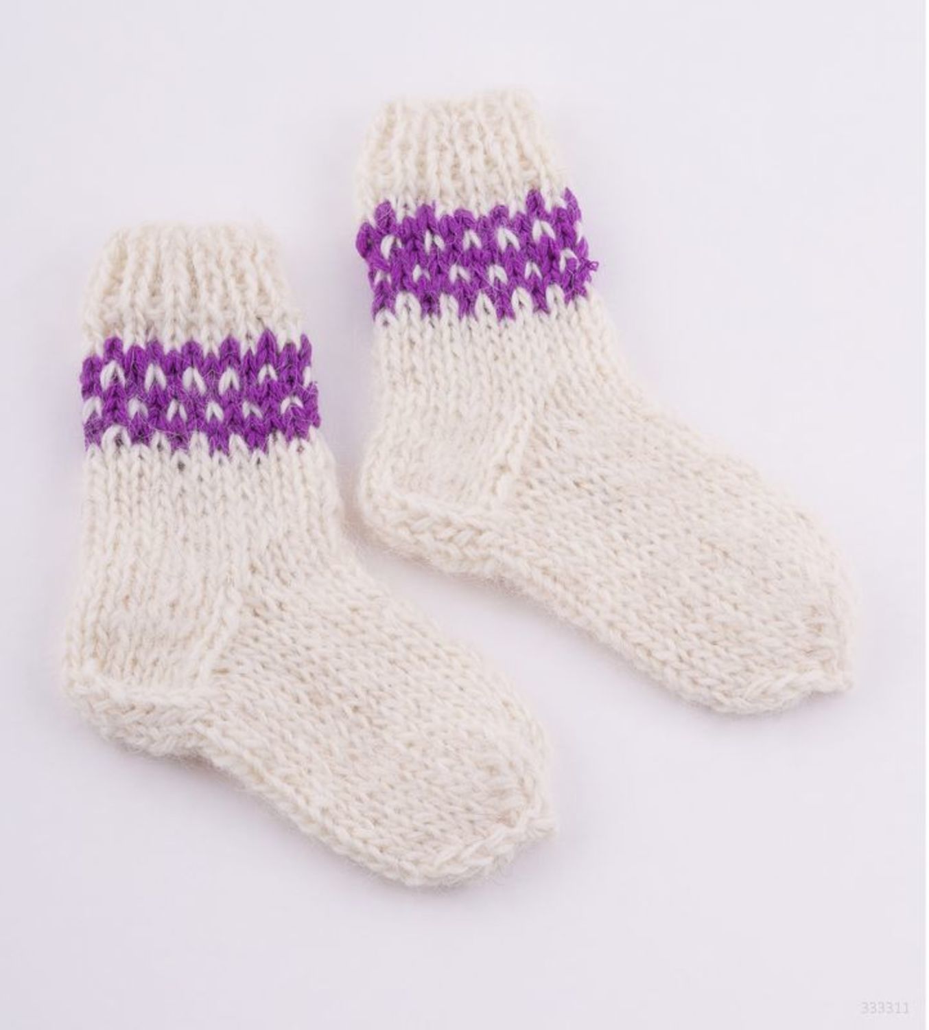 Les chaussettes douces en laine photo 2