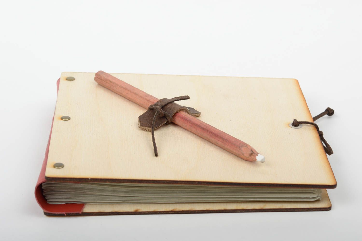 Libreta de notas artesanal de madera cuaderno personalizado regalo original foto 5