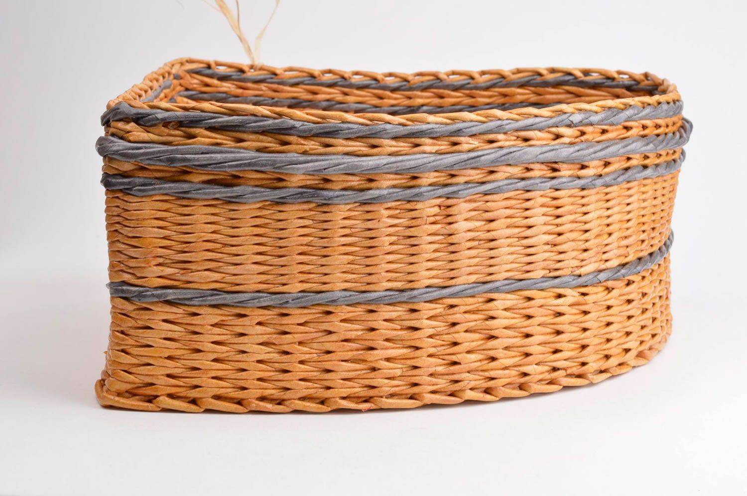 Handmade basket handmade paper box unusual gift designer basket decor ideas photo 2