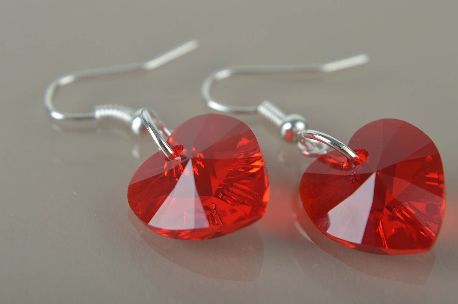 Pendientes originales de cristal bisutería artesanal regalo original para mujer foto 3