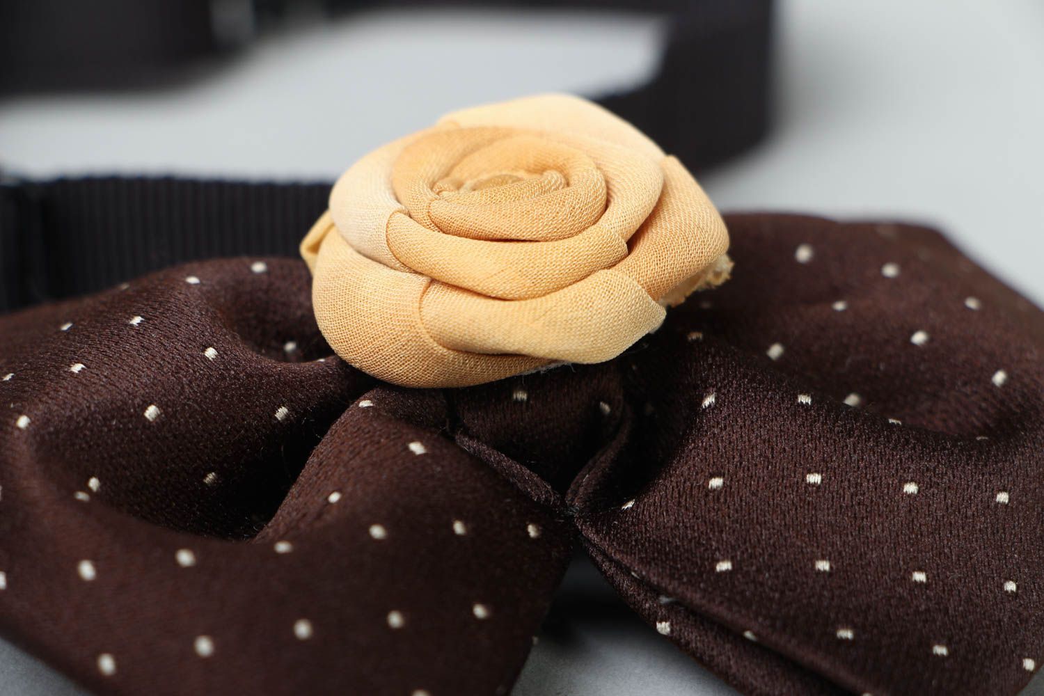 Handmade bow tie for women photo 3