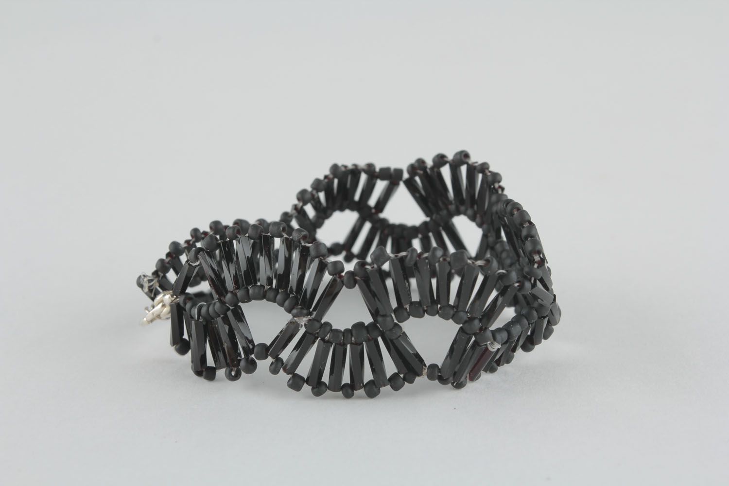 Bracelet tressé en perles de rocaille ADN photo 3