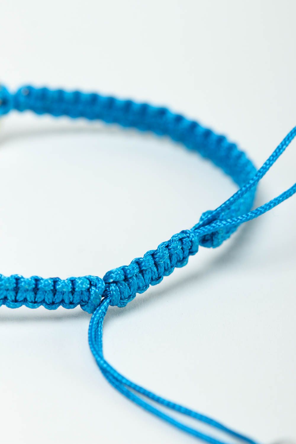Handmade woven thread barcelet textile wrist bracelet fashion accessories photo 4